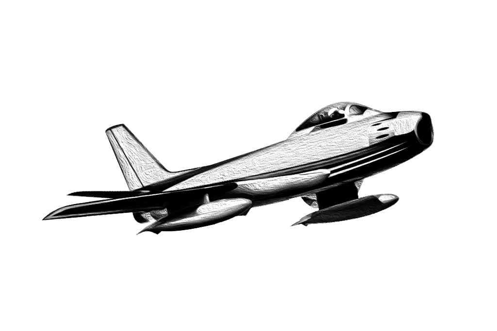 Pakistan Air Force fighter jet illustration - Symbol of Sajad Haider's legacy